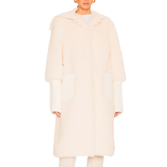 Revolve EAVES Helena Coat in Beige - Picture 2 of 7